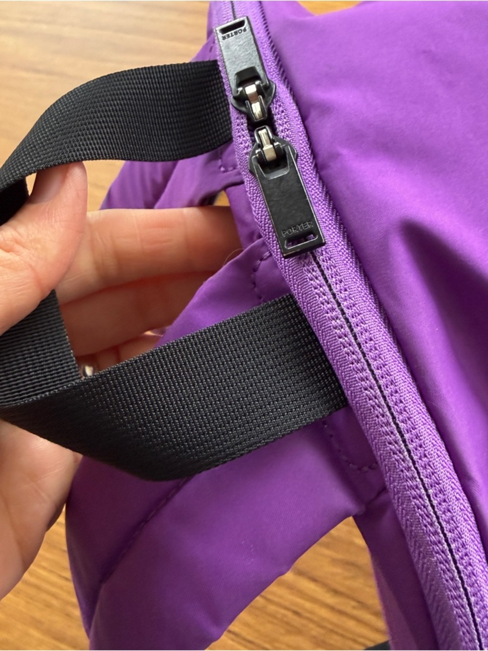 Porter Yoshida & Co Nylon Backpack Purple Pink - Picture 5 of 9